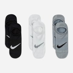 Шкарпетки Nike U Nk Everyday Plus Ltwt Footie 3Ppk (SX5277-927), 42-46, WHS, 40% - 50%, 1-2 дні