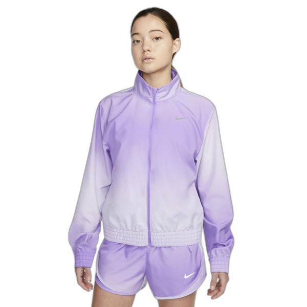 Вітровка жіноча Nike Dri-Fit Swoosh Run Printed Jacket Women (DX1039-567), L, WHS, > 50%, 1-2 дні