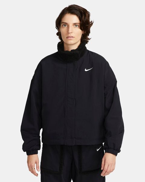 Куртка жіноча Nike Sportswear Essential Women's Woven Fleece-Lined (DQ6846-010), XS, WHS, 40% - 50%, 1-2 дні