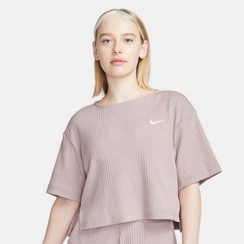 Футболка жіноча Nike W Nsw Rib Jrsy Ss Top (DV7870-272), L, WHS, > 50%, 1-2 дні