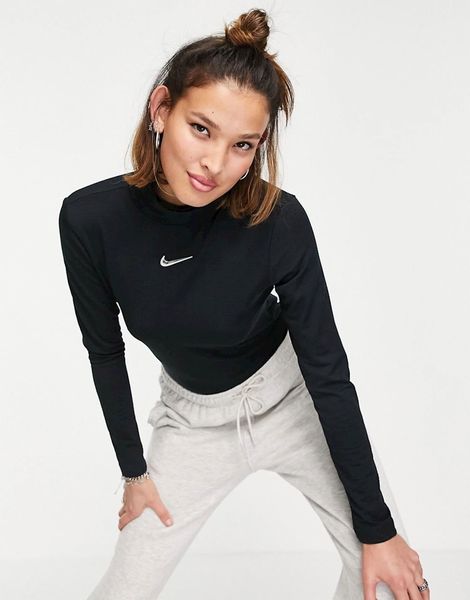 Кофта жіночі Nike Nsw Swsh Top Ls Mock (CZ8913-010), XS, WHS, 10% - 20%, 1-2 дні