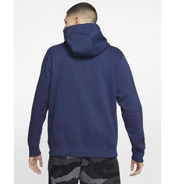 Бомбер чоловічий Nike M Nsw Club Hoodie Po Bb (BV2654-410), S, OFC, 40% - 50%, 1-2 дні