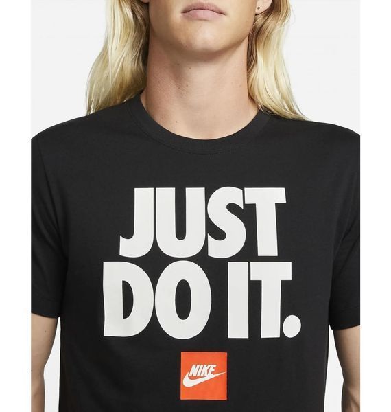 Футболка чоловіча Nike Sportswear Just Do It Verbiage (DZ2989-010), XL, OFC, 40% - 50%, 1-2 дні