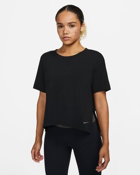 Футболка жіноча Nike Yoga Dri-Fit (DM7025-010), S, WHS, 30% - 40%, 1-2 дні