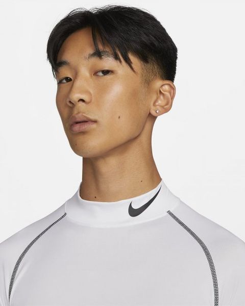 Термобелье мужское Nike Pro Dri-Fit Mock Long-Sleeve Tight Top (DD1986-100), 2XL, OFC, > 50%, 1-2 дня