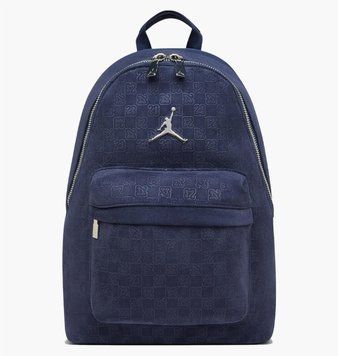 Рюкзак Jordan Suede Monogram Blue (MA9204-U90), One Size, OFC, 1-2 дні