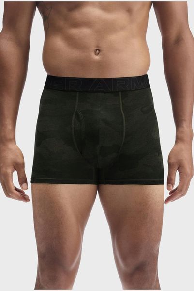 Труси-боксерки чоловічі Under Armour Performance Cotton - Print 3 In (1383892-392), LG, OFC, 1-2 дні