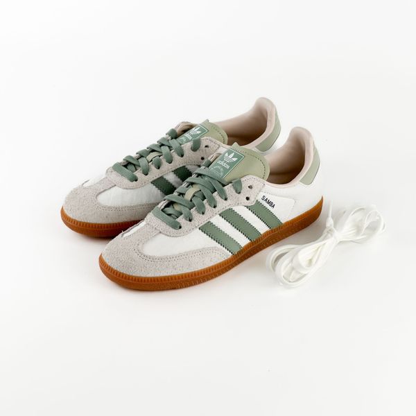 Кроссовки женские Adidas Samba Og Silver Green Putty Mauve (ID0492), 38, WHS, 10% - 20%, 1-2 дня