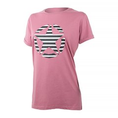 Футболка женская Jeep T-Shirt Oversize Star Striped Print Turn (O102613-P490), L, WHS, 1-2 дня