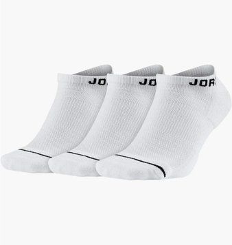 Шкарпетки Nike U J Ed Cush Poly Ns 3Pr 144 (DX9656-100), 38-42, OFC, 30% - 40%, 1-2 дні