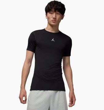 Футболка чоловіча Jordan Dri-Fit Short-Sleeve Base Layer Top Black (HV4099-010), M, OFC, 30% - 40%, 1-2 дні