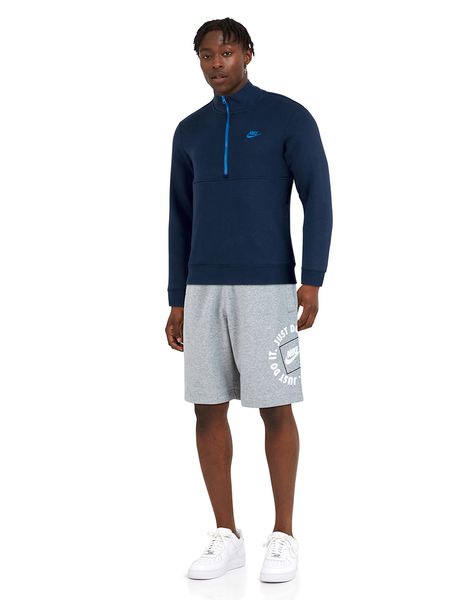 Кофта мужские Nike Sportswear Club Men's Brushed-Back 1/2-Zip Sweatshirt (DD4732-410), S, OFC, 20% - 30%