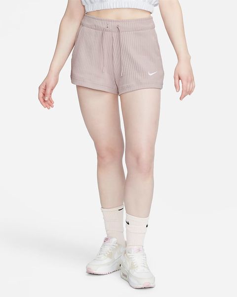 Шорты женские Nike High-Waisted Ribbed Jersey Shorts (DV7862-272), L, WHS, > 50%, 1-2 дня