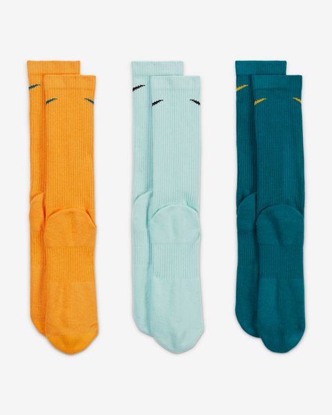 Шкарпетки Nike Everyday Plus Cushioned Training Crew Socks (3 Pairs) (SX6888-932), 34-38, WHS, 30% - 40%, 1-2 дні