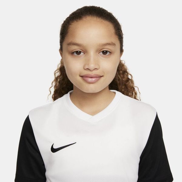 Футболка детская Nike Youth-Jersey Tiempo Premier Ii (DH8389-100), 122 СМ, WHS, < 10%, 1-2 дня