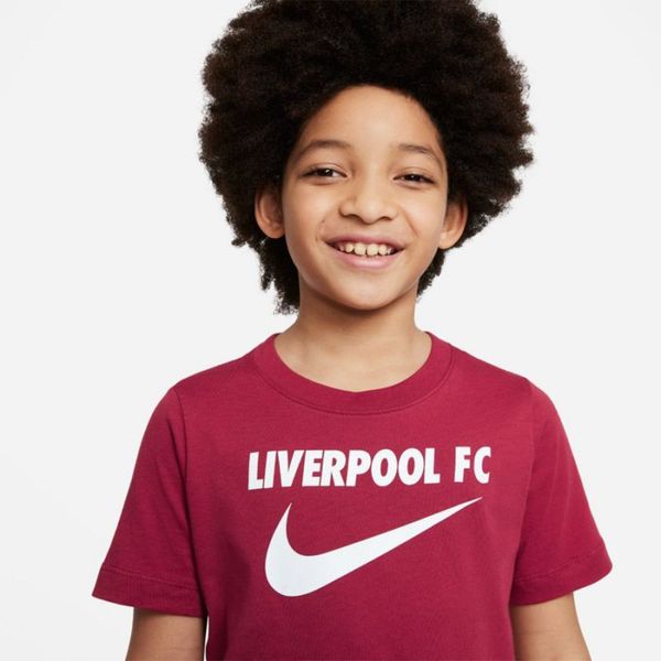 Футболка детская Nike Liverpool Fc Swoosh (DJ1535-608), 128CM, WHS, 1-2 дня