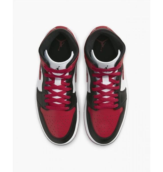 Кросівки жіночі Jordan 1 Mid Bred Toe (BQ6472-079), 38.5, OFC, > 50%, 1-2 дні