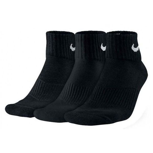 Шкарпетки Nike Cushion Quarter 3-Pack Black (SX4703-001), XL ( 46-50), WHS, 10% - 20%, 1-2 дні