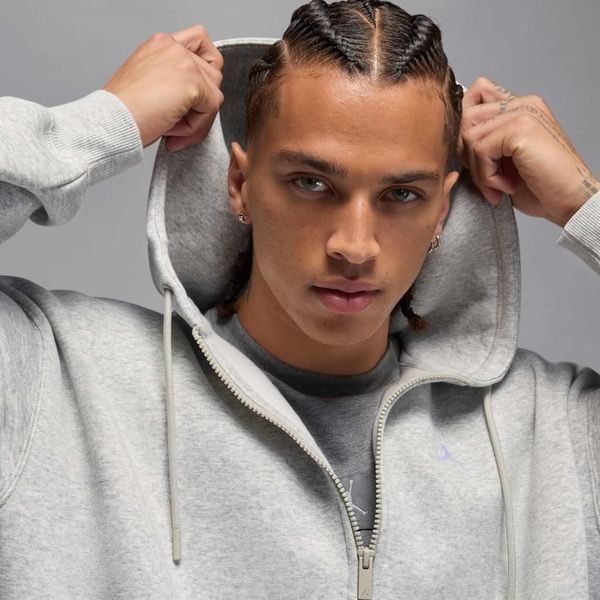 Кофта чоловіча Jordan Brooklyn Fleece Oversized Full-Zip (IB7231-050), L, OFC, 20% - 30%, 1-2 дні