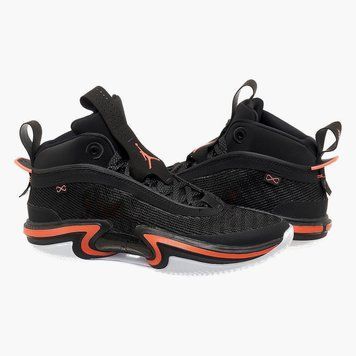 Кроссовки мужские Jordan Xxxvi Black Infrared (CZ2650-001), 41, OFC, > 50%, 1-2 дня