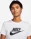 Фотография Футболка женская Nike Club Ss Tee Icn Ftra (DX7906-100) 3 из 4 | SPORTKINGDOM