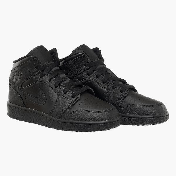 Кросівки жіночі Jordan 1 Mid (Gs) Black (554725-091), 39, OFC, 30% - 40%, 1-2 дні