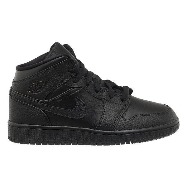 Кросівки жіночі Jordan 1 Mid (Gs) Black (554725-091), 39, OFC, 30% - 40%, 1-2 дні