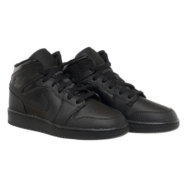 Кросівки жіночі Jordan 1 Mid (Gs) Black (554725-091), 39, OFC, 30% - 40%, 1-2 дні