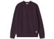 Фотографія Кофта чоловічі Carhartt Anglistic Sweater (I010977-SPECKLED-DARK-PLUM) 1 з 2 | SPORTKINGDOM