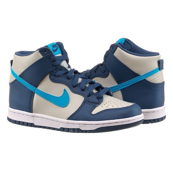 Кроссовки женские Nike Dunk High Gs Grey Blue (DB2179-006), 36.5, OFC, > 50%, 1-2 дня