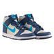Фотография Кроссовки женские Nike Dunk High Gs Grey Blue (DB2179-006) 10 из 10 | SPORTKINGDOM