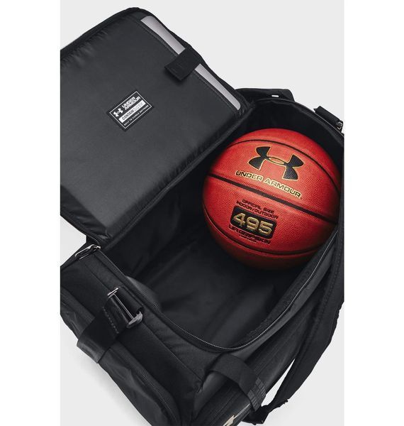 Спортивная сумка Under Armour Ua Contain Duo Sm Bp Duffle 40L (1381920-001), OSFM, OFC, < 10%, 1-2 дня