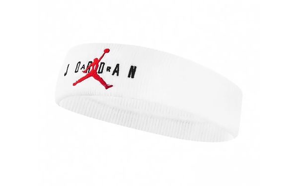 Повя'зка Nike Nike Jordan Jumpman Terry Headband White/Gym Red Osfm (J.100.7580.134.OS), One Size, WHS, 10% - 20%, 1-2 дні