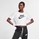 Фотография Футболка женская Nike W Nsw Tee Essntl Crp Icn Ftr (BV6175-100) 1 из 4 | SPORTKINGDOM