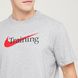 Фотография Футболка мужская Nike T-Shirt Dri-Fit Training Grey (CZ7989-063) 3 из 3 | SPORTKINGDOM