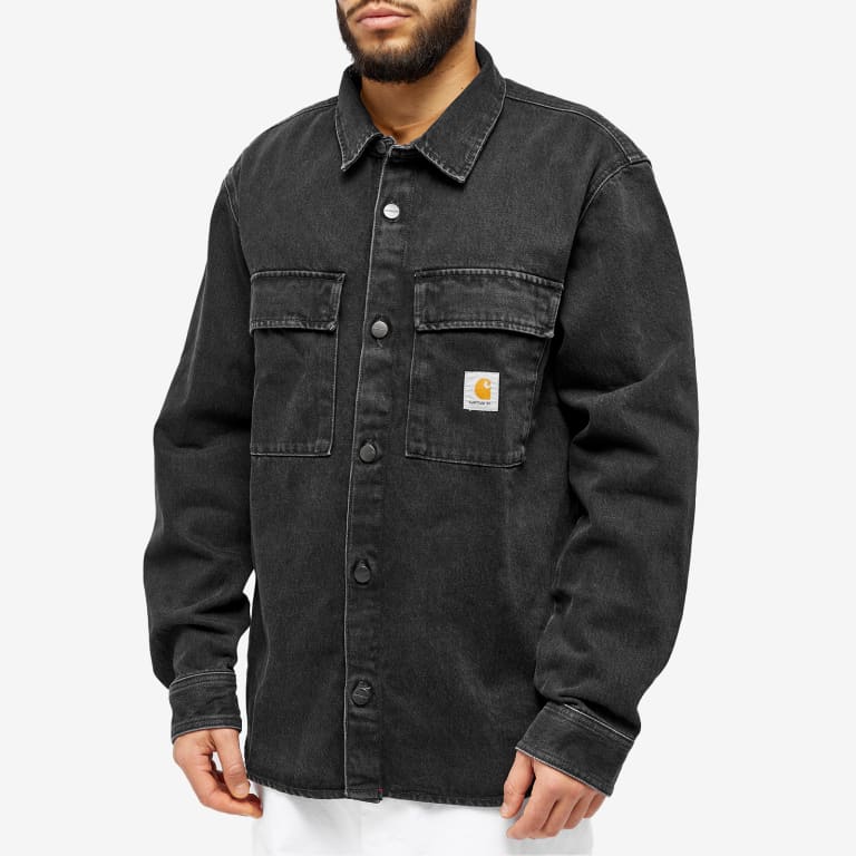 

Кофта чоловічі Carhartt Wip Manny Denim Shirt (I032705-BLACK)