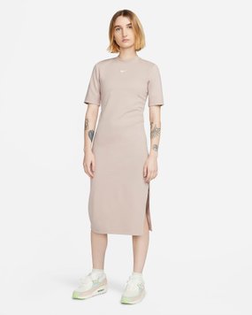 Плаття жіноче Nike Sportswear Essential Women's Midi Dress (DV7878-272), L, WHS, 40% - 50%, 1-2 дні