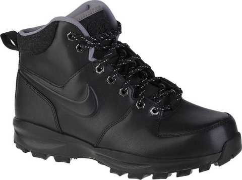 Nike manoa sales leather boots black