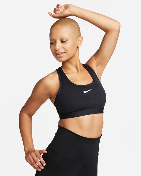 Спортивный топ женской Nike Swoosh Medium Support Padded Sports Bra (DX6821-010), L, WHS, 10% - 20%, 1-2 дня