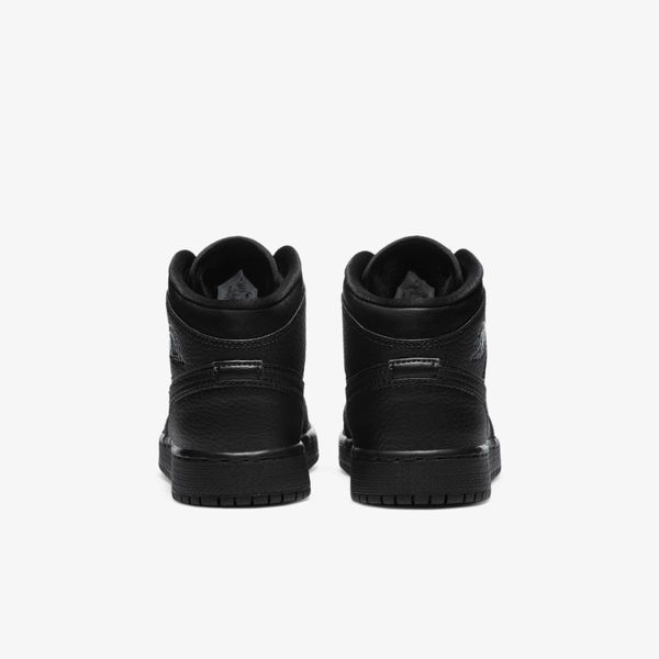 Кросівки жіночі Jordan 1 Mid (Gs) Black (554725-091), 35.5, WHS