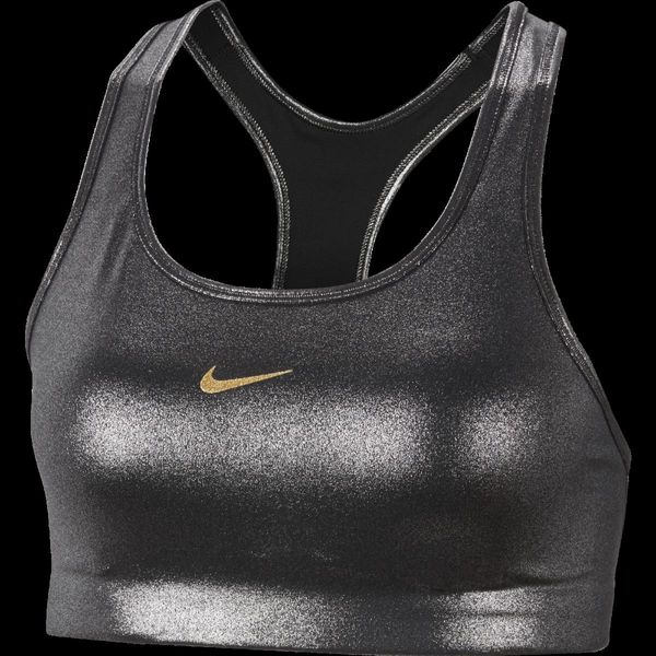 Спортивний топ жіночий Nike Swoosh Icnclsh Shmr Bra (CT3791-010), S, WHS, 1-2 дні
