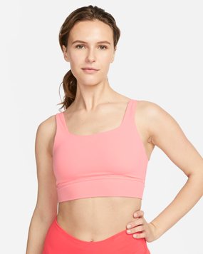 Спортивный топ женской Nike Alate Ellipse Women's Medium-Support Padded Longline Sports Bra (DO6619-611), L, WHS, 30% - 40%, 1-2 дня