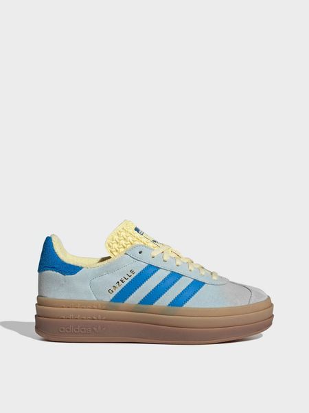 Кросівки жіночі Adidas Gazelle Bold Almost Blue Yellow (IE0430), 36 2/3, WHS, 1-2 дні