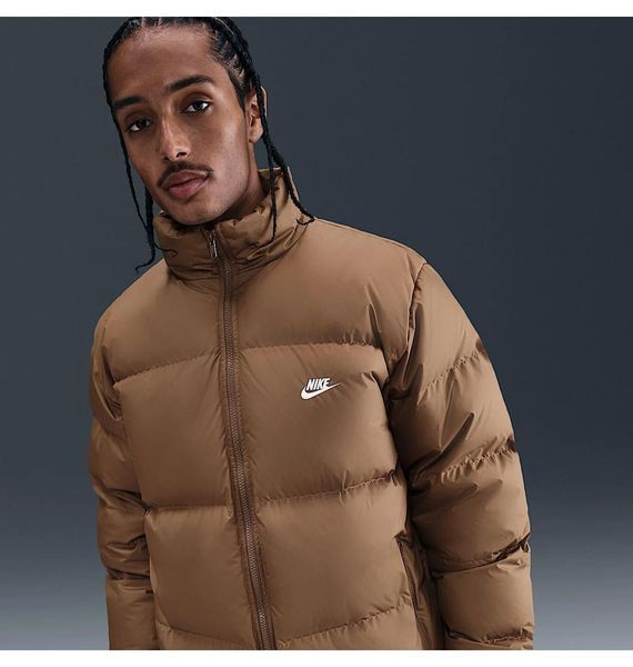 Куртка чоловіча Nike Club Puffer Brown (IB2975-235), M, WHS, > 50%, 1-2 дні