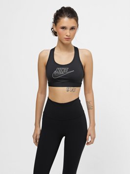 Спортивный топ женской Nike Swoosh Medium-Suppor (FB4080-010), L, WHS, 30% - 40%, 1-2 дня