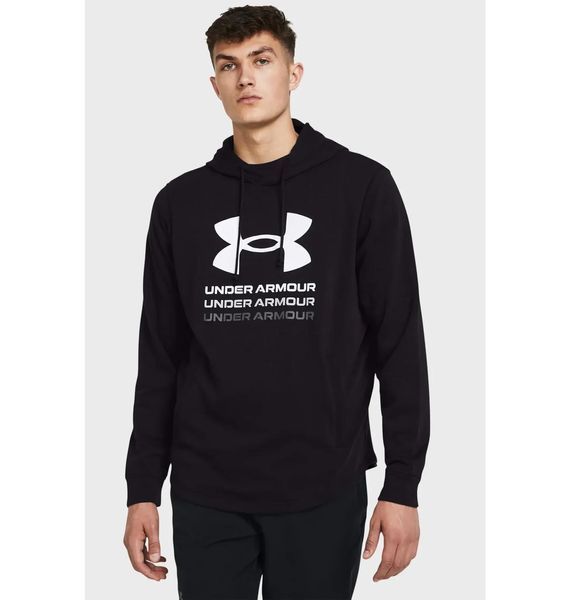 Кофта мужская Under Armour Rival Terry Graphic Black (1386047-001), LG, OFC, 20% - 30%, 1-2 дня