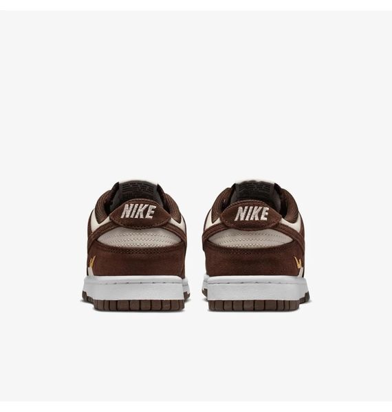 Кросівки жіночі Nike Dunk Low Orewood Mini Swoosh Brown/White (IO4244-102), 36.5, OFC, 10% - 20%, 1-2 дні