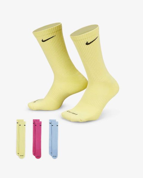 Шкарпетки Nike Evry Plus Cush Crew 3Pr (SX6888-960), L, WHS, 30% - 40%, 1-2 дні
