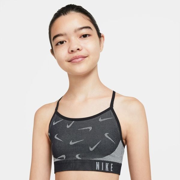 Футболка подростковая Nike Girl's Indy Seemless Sports Bra (CU8230-010), S (128-137), WHS, 10% - 20%, 1-2 дня