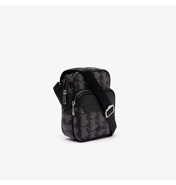 Сумка через плече Lacoste Monogram Grey (NH4409LX-H45), One Size, OFC, 10% - 20%, 1-2 дні